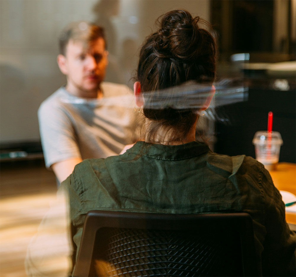 Sesión de trabajo con equipo — UMBRAL